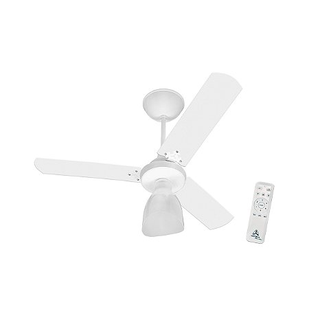 Ventilador de Teto Venti-Delta Delta Inverter Bivolt 55W Branco 6 Velocidades Controle Remoto