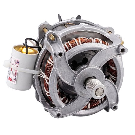 Motor Tanquinho Colormaq Suggar 10kg 12kg 13kg 1/4HP Polia Estriada