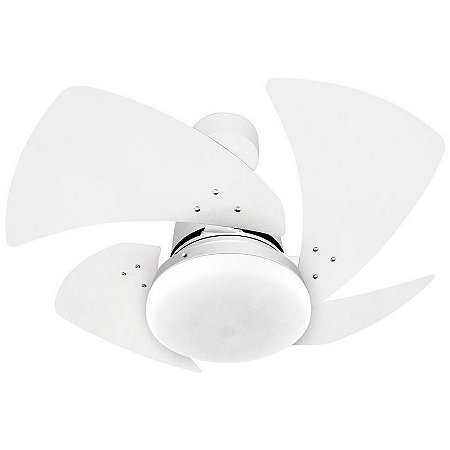 Ventilador de Teto Tornado Branco 04 Pás Brancas Silencioso Venti-Delta