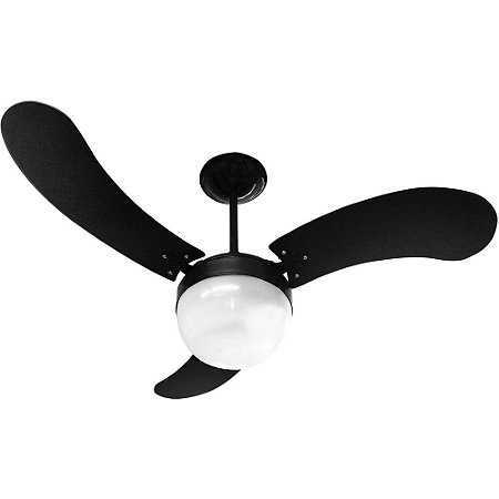 Ventilador de Teto Venti Delta Montana Preto 03 Pás - Vento e Cia