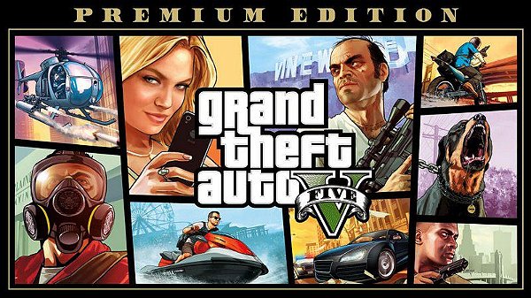 GTA V Premium Edition (Grand Auto Theft V) - PS4 (Mídia Física