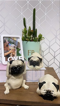 Kit Pug expressões