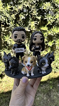 Casal + 5 Pets