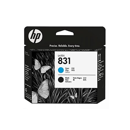 Cabeçote Plotter HP Látex 831 - CZ677A Ciano e Preta