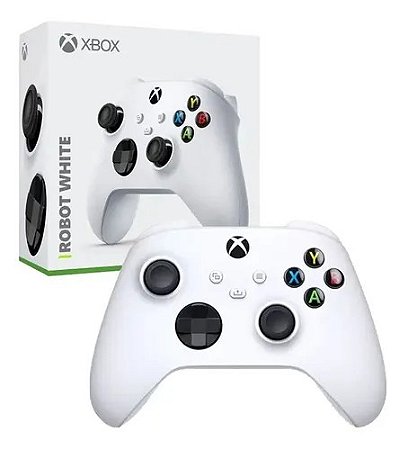 Controle Sem Fio Xbox - Robot White