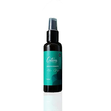 Desodorante Natural Spray Aloe Vera - Cativa Natureza 120 ml