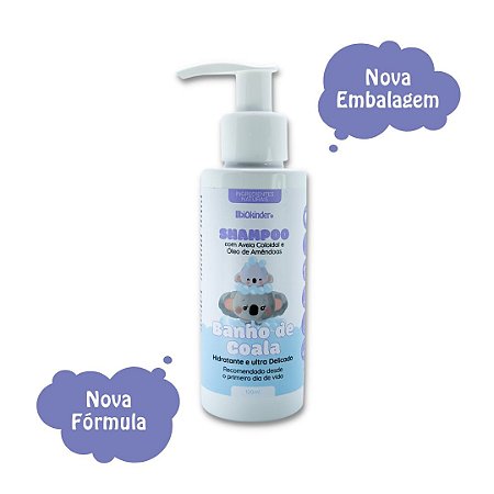 Shampoo Probiótico cabelo e corpo Banho de Coala - Biokinder 120ml