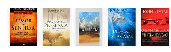 AS  MELHORES OBRAS DO AUTOR AMERICANO JOHN BEVERE