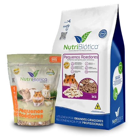 Nutribiótica Super Premium Pequenos Roedores