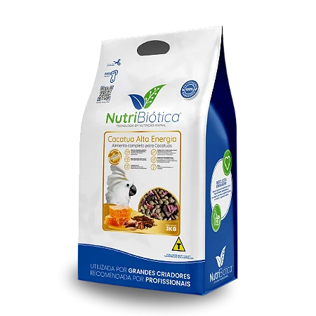 Nutribiótica Super Premium Cacatua Alta Energia