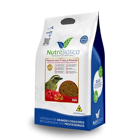 Nutribiótica Super Premium Trinca Ferro Natural com Frutas e Pimentas