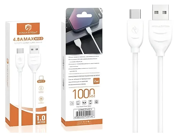 CABO TIPO C USB H'MASTON ORIGINAL