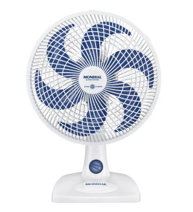 Ventilador de Mesa Mondial 6 Pás Super Power Branco VSP-30-W - 30cm 220V