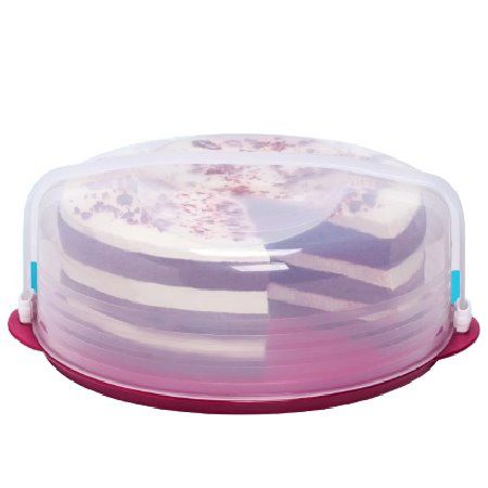 Tupperware Porta Bolo Redondo Vinho Importado