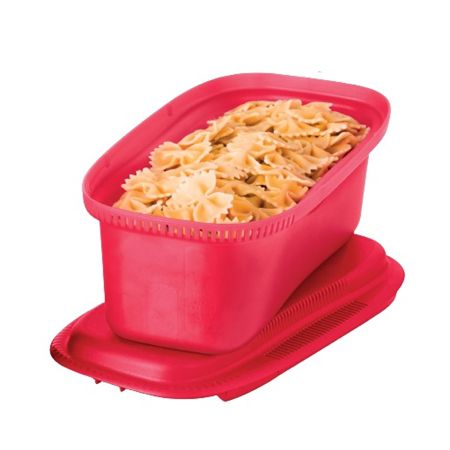 Tupperware Instant Massa Retangular 1,9 Litros Vermelha