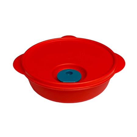 Tupperware Cristalwave Redondo 1 Litro Vermelho