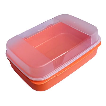 Tupperware Visual Box Grande Laranja 2,3 Litros