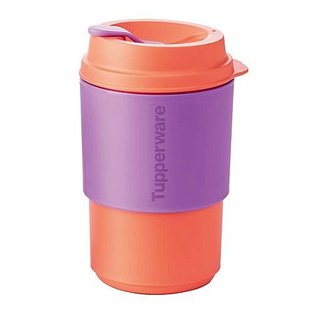 Tupperware Copo Para Viagem 350ml Salmao