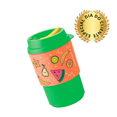 Tupperware Copo para Viagem 350ml Salada de Frutas To Go