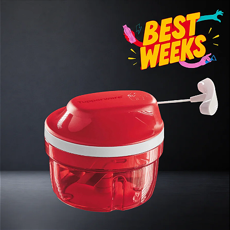 Tupperware Turbo Chef Supersonic 300ml Vermelho