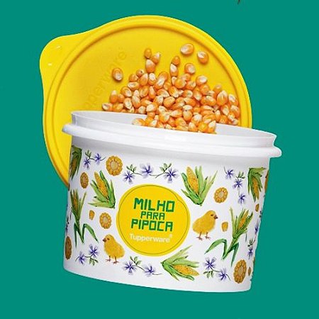 Tupperware Caixa Milho Para Pipoca Floral 1kg