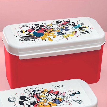 Tupperware Visual Box Mickey e Amigos 2,6 Litros