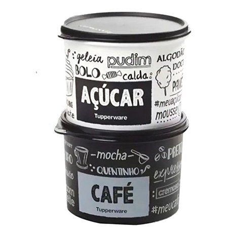 Tupperware Caixa Café e Açúcar PB 2 Pecas