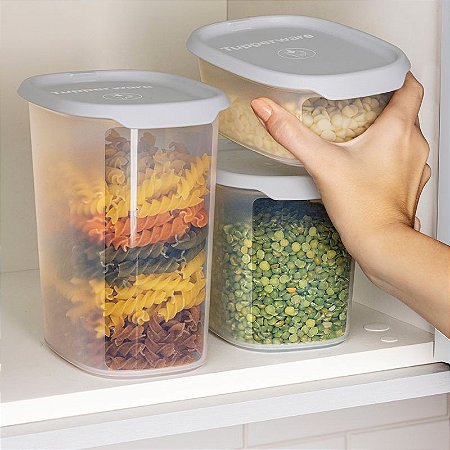 Tupperware Kit Armazenagem Modular Touch Fresh 3 Pecas