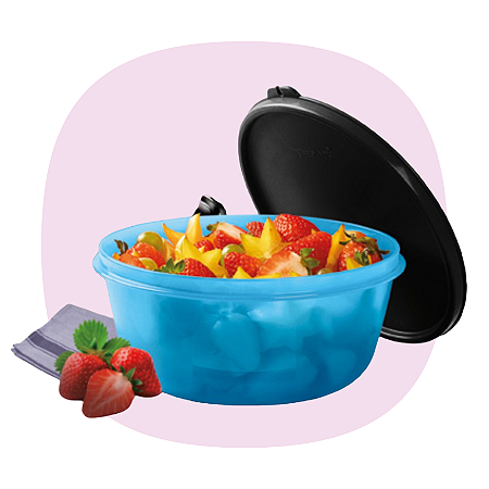 Tupperware Tigela Visual 1,5 Litros Azul
