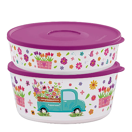 Tupperware Kit Ilúmina Caminho das Flores 2 Peças