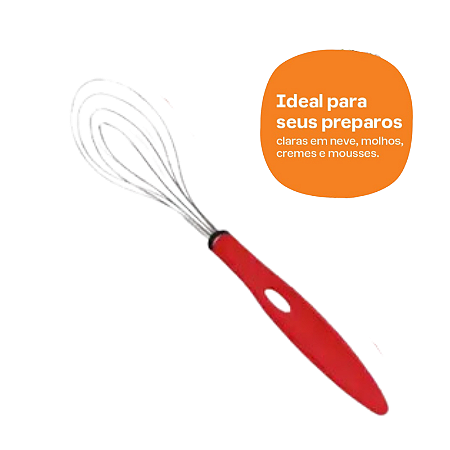 Tupperware Fouet Ideal Vermelho