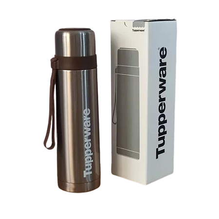 Tupperware® Garrafa Térmica Duo Tup 500ml Chocolate