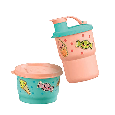 Tupperware® Kit Potinho e Copinho com Bico Fofuras