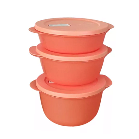 Tupperware® KIT Cristalwave 3 Peças 1L + 1,5L + 2L