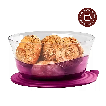 Tupperware® Tigela Elegância 2,3 Litros Policarbonato Rosa