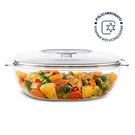Tupperware Travessa Magica 2,5L Natural Policabornato
