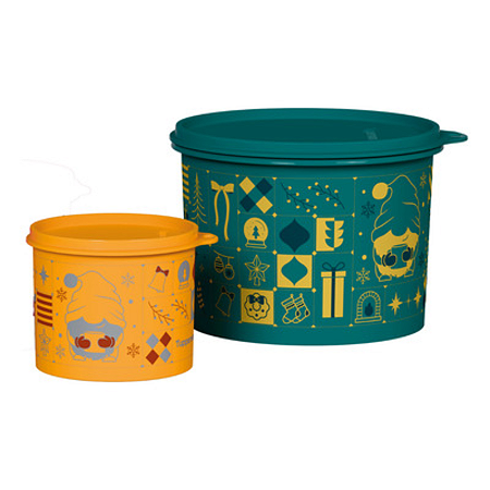 Tupperware Conjunto Tupper Caixa Natal Mágico