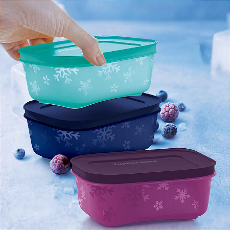 Tupperware Kit Freezer Line 3 Pecas