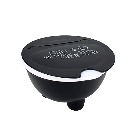 Tupperware Chef Saleiro Preto e Branco 450g