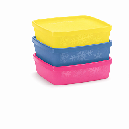 Tupperware Kit Mini Jeitosinho 250ml 3 Pecas