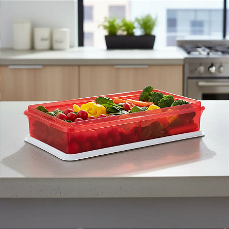 Tupperware Refri Box 3.5 Litros Pitanga (Vermelha)