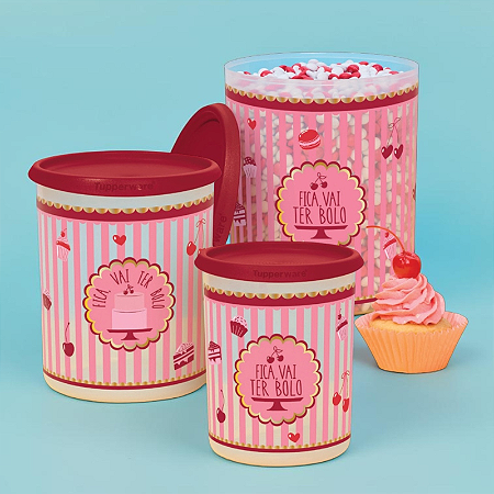 Tupperware Kit Instantaneas Fica Vai Ter Bolo 3 pecas