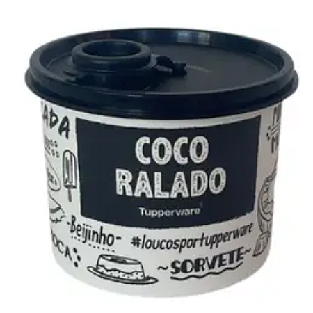 Tupperware Redondinha Coco Ralado Com Bico Dosador PB 500ml