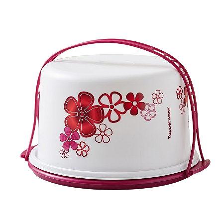 Tupperware Big Cake Flores Redondo