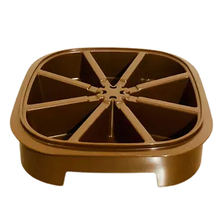 Tupperware Forma de Gelo Triangular 8 Cubos Marrom