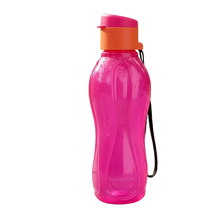 Tupperware Eco Garrafa 500ml Rosa Fluo