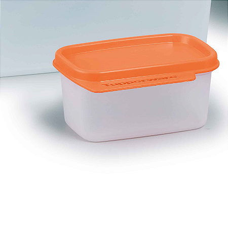 Tupperware Basic Line 160ml Tampa Laranja