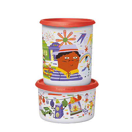 Tupperware Kit Instantâneas Brasil Magico 2 Pecas