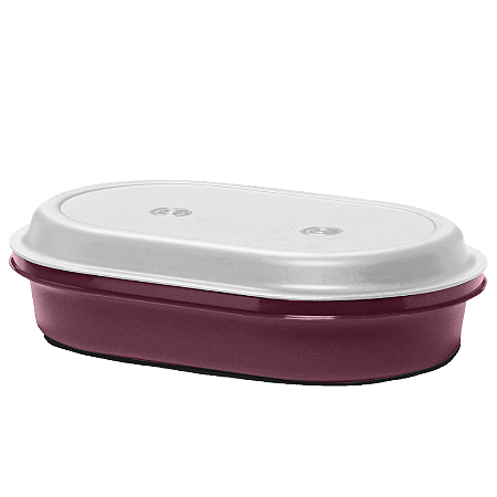 Tupperware Travessa Actualité Oval 2 Litros Marsala
