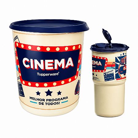 Tupperware Kit Cine Retrô 2 peças
